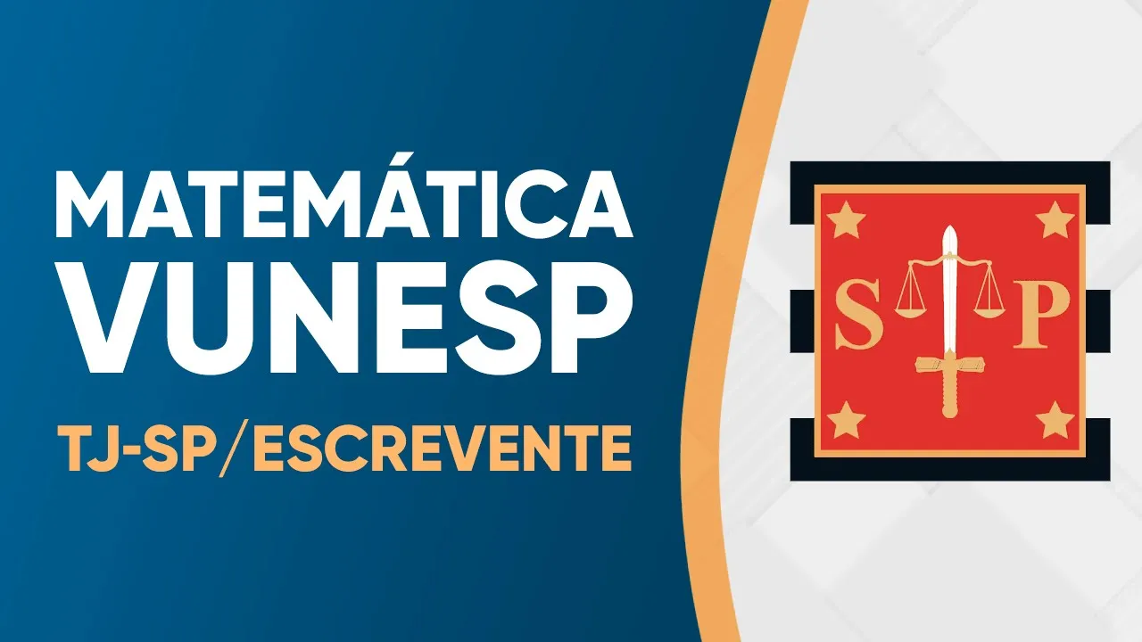 MATEMÁTICA TJSP 2023 - CORREÇÃO DA ÚLTIMA PROVA - ESCREVENTE