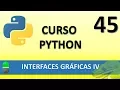 Python Course Graphical Interfaces IV 45