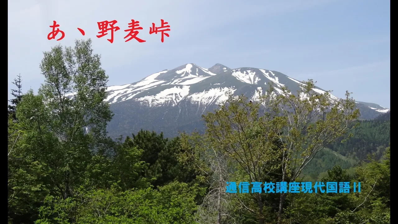 あゝ野麦峠　通信高校講座現代国語Ⅱ