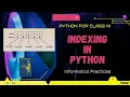 Indexing in Python Positive Indexing and Negative Indexing