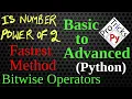 Power of 2 Check if a Number is Power of 2 Verify number as Power of 2 Bit Manipulation Python