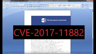 Malware Analysis - CVE-2017-11882 Microsoft Office Equation Editor Buffer Overflow