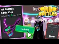 I REDEEMED THE RB Battles Soda Cup CODE RB BATTLES SEASON 3
