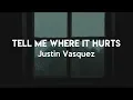 Download Lagu Tell Me Where It Hurts - Justin Vasquez (cover) | Aesthetic rainy mood lyrics