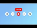Social Media Buttons with Tooltip on Hover Using HTML CSS Social Icon Popup on Hover