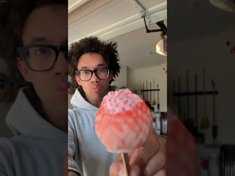 I Tried the Viral Fruit-Shaped Ice Cream! 🍓