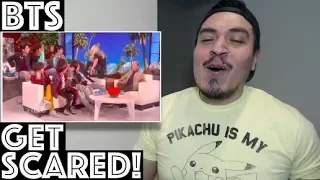 BTS GET SCARED BY A FANGIRL REACTION 