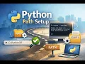 How to Download Python and Set Path Variable in Windows Hindi LeanWithExaminer