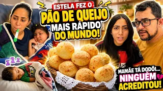 Estela fez o pão de queijo mais rápido do mundo!