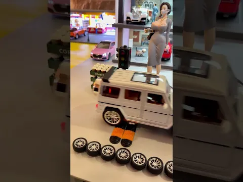 Speed Bump Challenge! 🚗💥 1:24 Model Car #automobile #bumping #car #toys