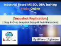 66 SQL Server Snapshot Replication Step by Step Distributor Reinitialization Process