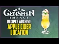 Apple Cider Genshin Impact