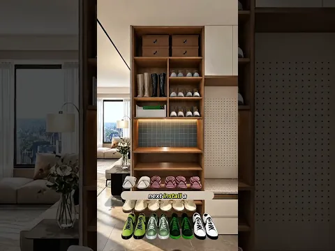 This 60cm Shoe Cabinet Design Maximizes Every Inch! πβ¨