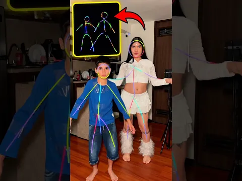 Hicimos el RETO: De los MUÑECOS De LUZ!!!😱🌈⚡️