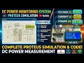 Dc Power Monitoring System PIC 16f877a ACS712 current sensor Voltage sensor Proteus Simulation
