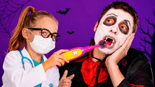 Doctor Halloween to the rescue! | Halloween Kindness Song + More Kids Songs