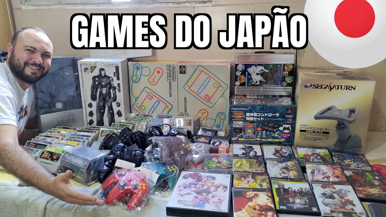 Caixa de games do Japão parte 1/2