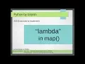 Q 71 to Q 75 Python - Lambda Expressions in map function Solved Python Practice Exercises