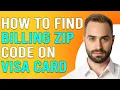 How To Find Billing Zip Code On Visa Card How To Check Billing Zip Code On Visa Card