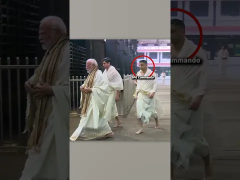 😳 मोदी जी के पीछे खड़ा ये ‘पंडित’ कौन था? सच्चाई जानकर हैरान रह जाएंगे! #shorts #modiji #spgcommando