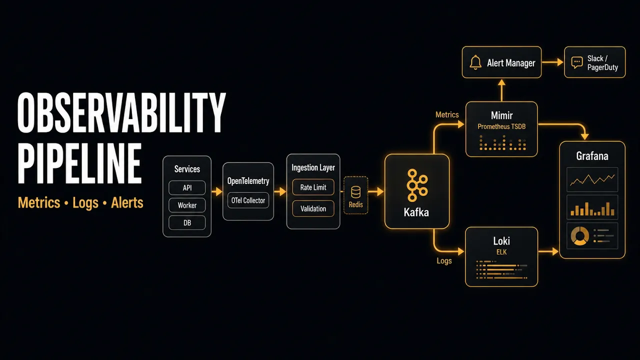 Metrics, Logs, and Alerting | Observability System Design Deep Dive: video thumbnail