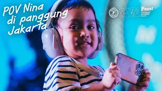 .Feast - Nina Live Performance (POV Nina di Panggung Jakarta)