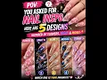 You re Out of Nail Ideas Here Are 5 Stunning Designs Inspired by Flowers Space More POV