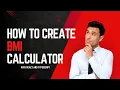 10 MINUTE Body Mass Index Calculator with React and TypeScript