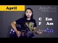 Download Lagu Chord Gampang (April - Fiersa Besari) by Arya Nara (Tutorial Gitar) Untuk Pemula