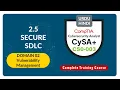Secure Software Development Life Cycle SDLC - CompTIA CySA CS0-003