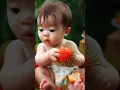Yummy Rambutan 😋 #yummynyumnyum #babyeatsfruits #babyeatingvideo