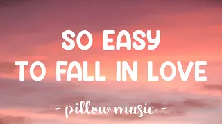 So Easy (To Fall In Love) - Olivia Dean (Lyrics) 🎵