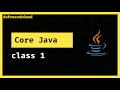 Java Tutorial for Beginners - 1 Local Setup Class Methods Java in Telugu Java Full Course