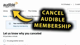How To Cancel Amazon Audible Membership Free Trial Subscription 2 Ways