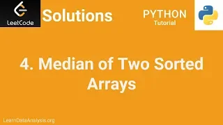 LeetCode Solutions Python Median of Two Sorted Arrays