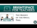 Email Basics in Brightspace