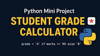 Python Mini Project Student Grade Calculator