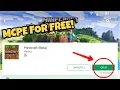 How to Get Minecraft Pocket Edition For FREE!!! (Playstore)