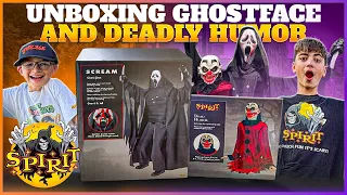 NEW Spirit Halloween 2026 Ghost Face Dead Humor DOUBLE UNBOXING