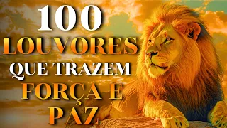 100 LOUVORES QUE TRAZEM FORÇA E PAZ–Hinos Evangélicos Mais Tocadas 2025 | Músicas Gospel de Adoração