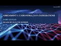 ISM6562 Cassandra-Java Integration Demo