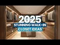 Stunning Walk-In Closet Ideas 2025 Luxury Closet Designs Chic Storage Solutions