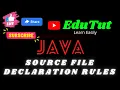 Source File Declaration Rules Java For Beginners EduTut Learn Easily in Tamil