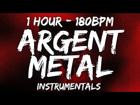 1 HOUR 180BPM Instrumental Metal Workout Mix / Argent Metal / No Vocals