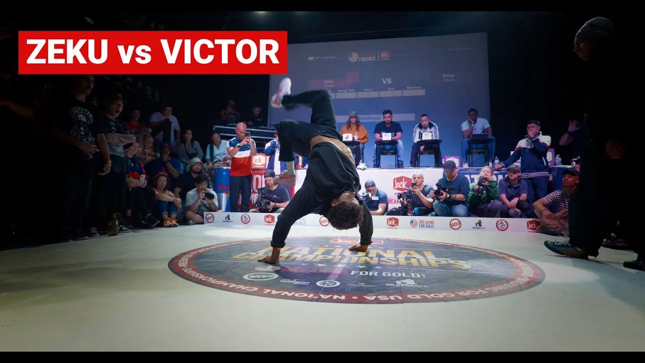 Zeku vs Victor [bboy semi] // stance 🏅 Breaking For Gold USA 2023 National Finals