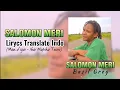Basil Greg || Solomon Meri || Lirycs Translate Indo [Man d iyai]