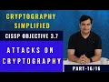 BEST WAY to Explain Attacks on Cryptography CISSP