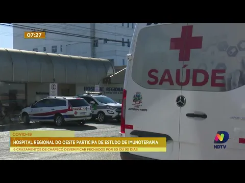 Hospital Regional do Oeste participa de estudo sobre imunoterapia à Covid-19