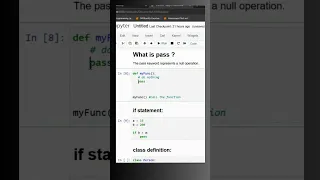 pass in python pass statement in python What is pass in Python