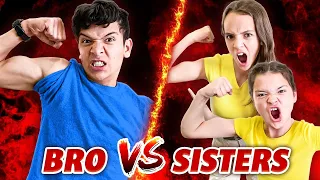 STRONGEST sibling! Bro vs SISTERS  *SHOCKING*